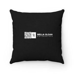 GOT BIZ CREDIT? Square Black Pillow